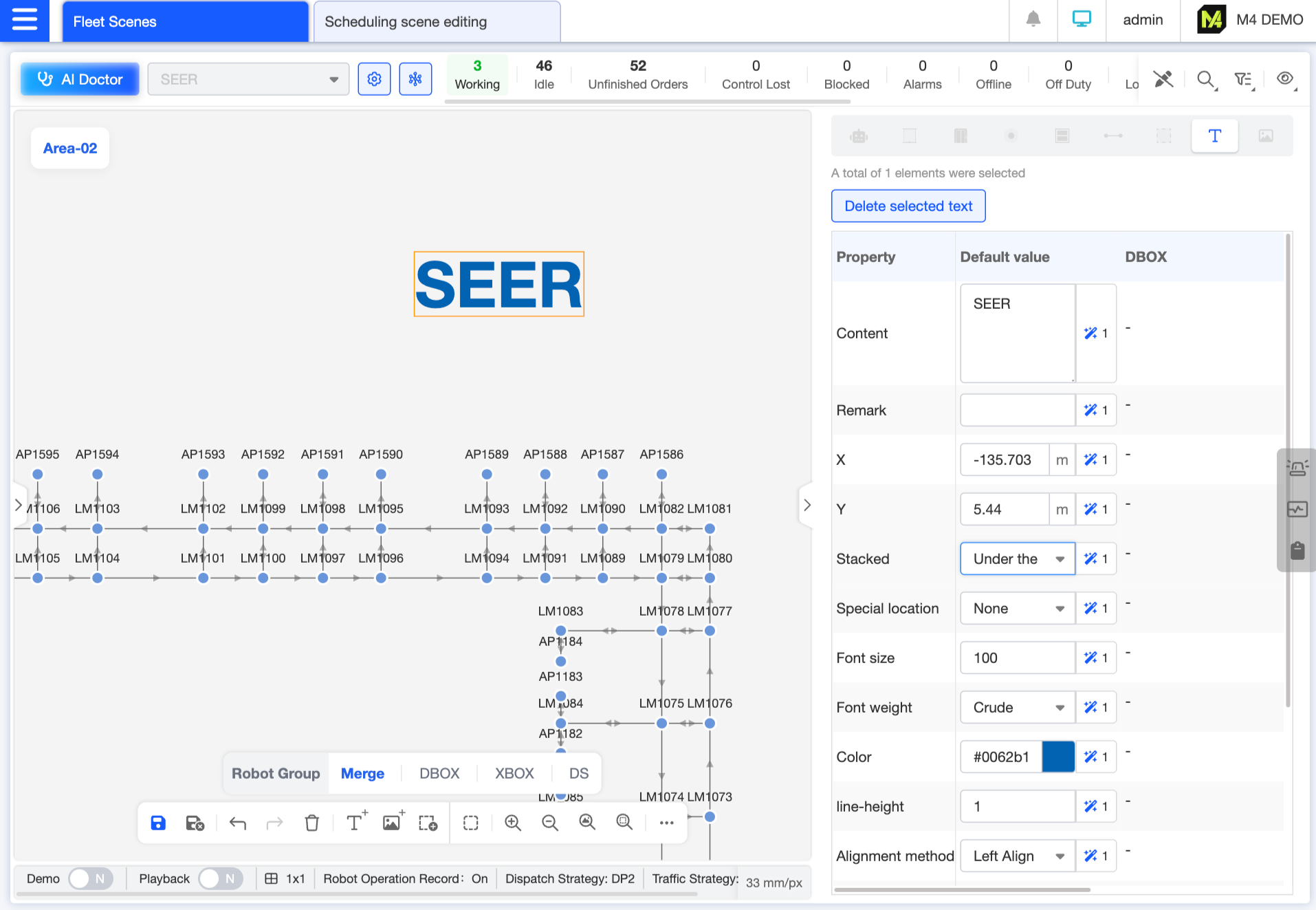 Insert text, adjust its size, color, and other properties as needed, and use it to decorate the map. For example, you can add a map title at the top to enhance readability or make it more suitable for display purposes.